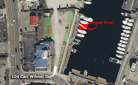 Charter Boat Directions